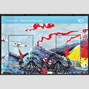 FRIM�RKER F�R�ERNE | 2012 | AFA 744 | Norden 2012 - Miniark flerfarvet - Stemplet