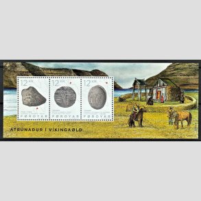 FRIM�RKER F�R�ERNE | 2015 | AFA 838 | Religion i vikingetiden. - Miniark flerfarvet - Postfrisk