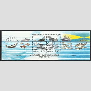 FRIM�RKER F�R�ERNE | 2002 | AFA 423-24 | ICES 100 �r. - Miniark flerfarvet - Stemplet