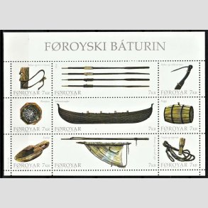 FRIM�RKER F�R�ERNE | 2013 | AFA 772 | F�r�ske rob�d. - Miniark flerfarvet - Postfrisk