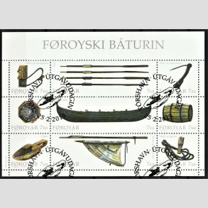 FRIM�RKER F�R�ERNE | 2013 | AFA 772 | F�r�ske rob�d. - Miniark flerfarvet - Stemplet