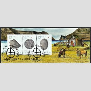 FRIM�RKER F�R�ERNE | 2015 | AFA 838 | Religion i vikingetiden. - Miniark flerfarvet - Stemplet