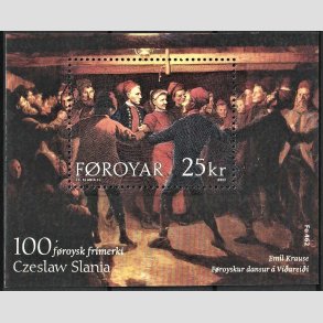 FRIM�RKER F�R�ERNE | 2003 | AFA 464 | Dans i r�gstue - Miniark flerfarvet - Postfrisk