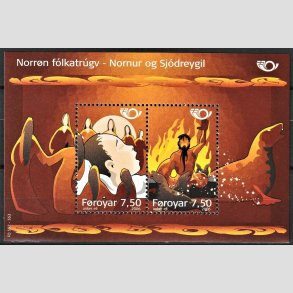 FRIM�RKER F�R�ERNE | 2006 | AFA 552-53 | Nordisk mytologi II. - Miniark flerfarvet - Postfrisk