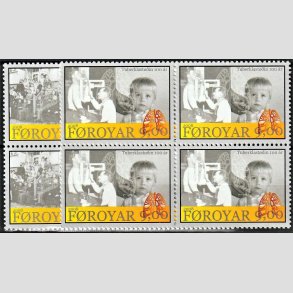 FRIM�RKER F�R�ERNE | 2008 | AFA 625,626 | Tuberkulosesanatorium 100 �r. - 5,50 + 9,00 kr. flerfarvet i 4-blokke - Postfrisk
