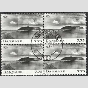 FRIMRKER DANMARK | 2008 - AFA 1537 - Nordisk mytologi 3 - 7,75 Kr. flerfarvet i 4-blok - Pragt Stemplet