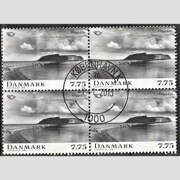 FRIMRKER DANMARK | 2008 - AFA 1537 - Nordisk mytologi 3 - 7,75 Kr. flerfarvet i 4-blok - Pragt Stemplet
