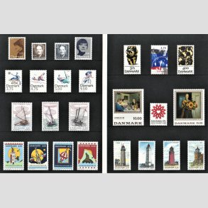 FRIMRKER DANMARK | 1996 - AFA 1107-1132 - Postfrimrker - Komplet rgang 1996 i hovednumre - Postfrisk