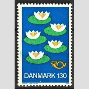 FRIMRKER DANMARK | 1977 - AFA 632 - Nordisk Rds 25. session - 130 re bl/grn/gul - Postfrisk