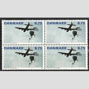 FRIMRKER DANMARK | 1995 - AFA 1093 - 50 ret for befrielsen - 8,75 Kr. flerfarvet i 4-blok - Postfrisk