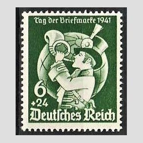 FRIM�RKER TYSK RIGE: 1941 | AFA 757 | Frim�rkets dag - 6 + 24 pf. - Postfrisk