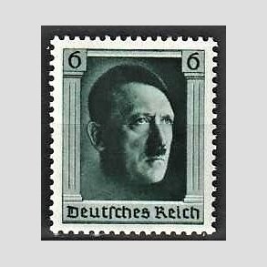 FRIM�RKER TYSK RIGE: 1937 | AFA 641 | Adolf Hitler. - 6 + 19 pf. - Postfrisk