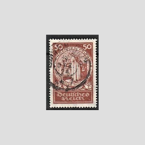 FRIMRKER TYSK RIGE: 1924 | AFA 354 | Ndhjlpsudgave - 50 + 150 pf. - Stemplet