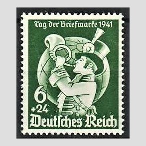 FRIM�RKER TYSK RIGE: 1941 | AFA 757 | Frim�rkets dag - 6 + 24 pf. - Postfrisk