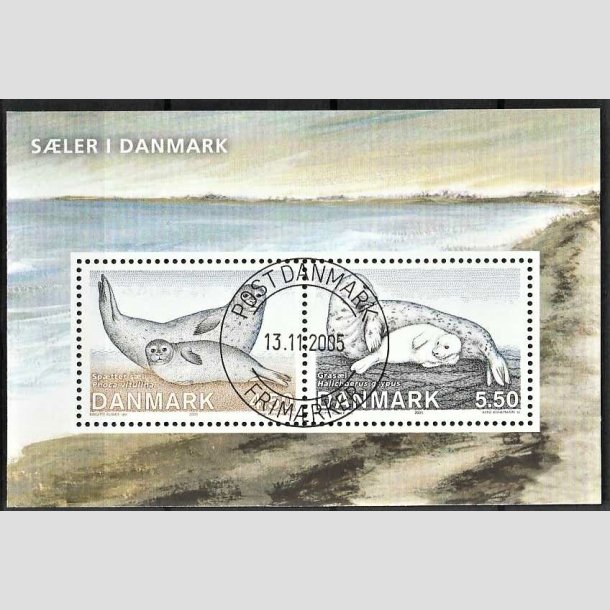 FRIMRKER DANMARK | 2008 - AFA 1453 - Sler i Danmark - 10,00 Kr. Miniark - Lux Stemplet