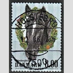 FRIM�RKER DANMARK | 2016 - AFA 1849 - G�rdens dyr - 8,00 Kr. hest - Pragt Stemplet