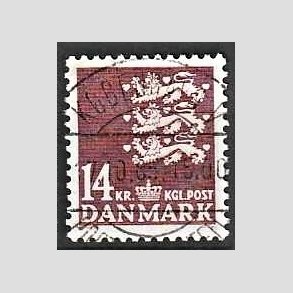 FRIMRKER DANMARK | 1982 - AFA 753 - Rigsvben 14 Kr. brun - Lux Stemplet Kbenhavn V
