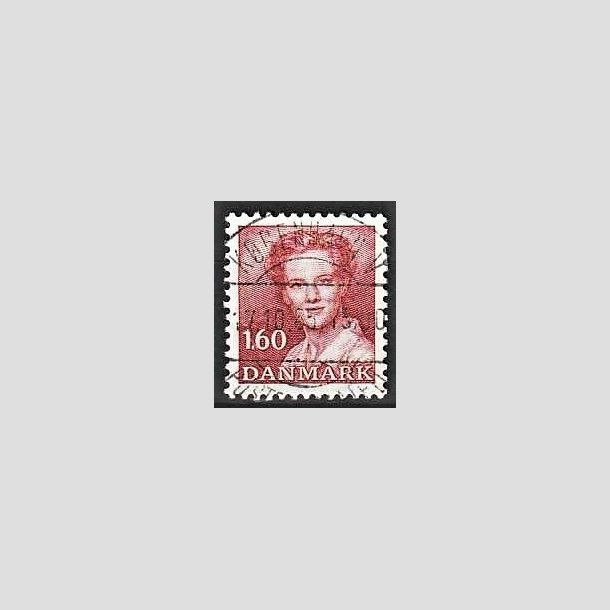 FRIMRKER DANMARK | 1982 - AFA 743 - Dronning Margrethe - 1,60 Kr. rd - Pragt Stemplet Kbenhavn V