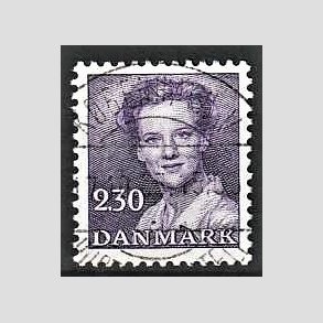 FRIMRKER DANMARK | 1982 - AFA 757 - Dronning Margrethe - 2,30 Kr. violet - Lux Stemplet