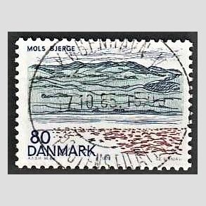 FRIM�RKER DANMARK | 1979 - AFA 686 - Nordjylland - 80 �re flerfarvet - Lux Stemplet 