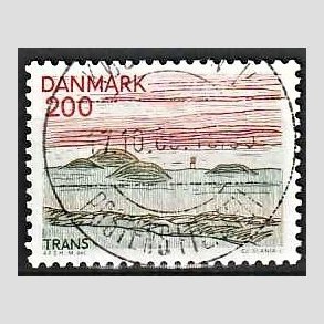 FRIM�RKER DANMARK | 1979 - AFA 688 - Nordjylland - 200 �re flerfarvet - Pragt Stemplet