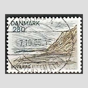 FRIM�RKER DANMARK | 1979 - AFA 689 - Nordjylland - 280 �re flerfarvet - Pragt Stemplet K�benhavn V