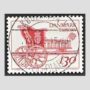 FRIM�RKER DANMARK | 1979 - AFA 682 - Europam�rker - 1,30 Kr. r�d - Pragt Stemplet 