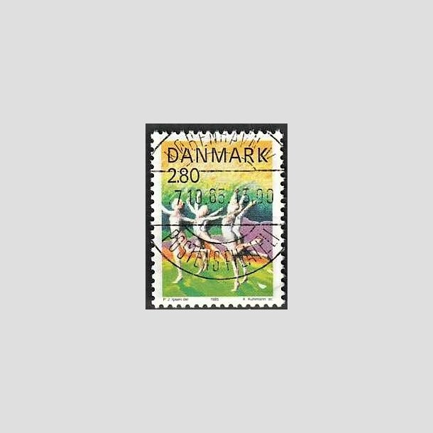 FRIMRKER DANMARK | 1985 - AFA 836 - Sport - 2,80 Kr. flerfarvet - Pragt Stemplet