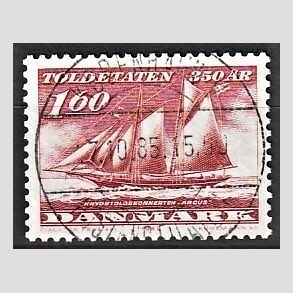 FRIM�RKER DANMARK | 1982 - AFA 744 - Toldetaten 350 �r - 1,60 Kr. r�d - Pragt Stemplet K�benhavn V