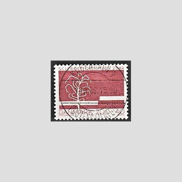 FRIMRKER DANMARK | 1982 - AFA 746 - Scleroseforeningen 25 r. - 2,00 Kr. + 40 re rd - Pragt Stemplet Kbenhavn V