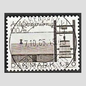 FRIM�RKER DANMARK | 1982 - AFA 754 - Andelmejeribruget 100 �r - 1,80 Kr. brun - Pragt Stemplet K�benhavn V (Pragtm�rke)
