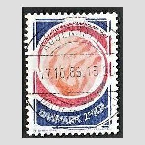 FRIM�RKER DANMARK | 1983 - AFA 765 - Kommunikations�ret - 2,00 Kr. flerfarvet - Pragt Stemplet