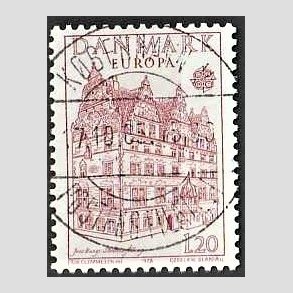 FRIM�RKER DANMARK | 1978 - AFA 658 - Europam�rker - 1,20 Kr. r�d - Pragt Stemplet