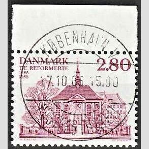FRIMRKER DANMARK | 1985 - AFA 825 - Reformerte meninghed 300 r - 2,80 Kr. rosa - Pragt Stemplet