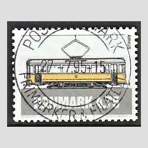 FRIM�RKER DANMARK | 1994 - AFA 1071 - Sporvogne - 4,75 Kr. flerfarvet - Pragt Stemplet