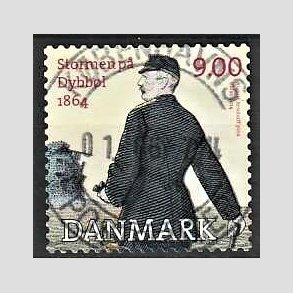 FRIM�RKER DANMARK | 2014 - AFA 1770 - Dybb�l 1864 - 9,00 Kr. flerfarvet - Lux Stemplet