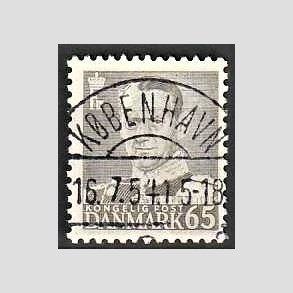 FRIMRKER DANMARK | 1952-53 - AFA 340 - Fr. IX 65 re gr - Lux Stemplet Kbenhavn