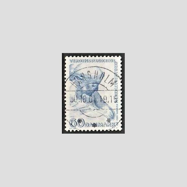 FRIMRKER DANMARK | 1960 - AFA 388 - WHO - 60 re bl - Lux Stemplet Hrsholm