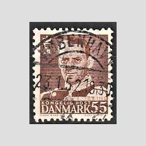 FRIMRKER DANMARK | 1951 - AFA 327 - Fr. IX 55 re brun - Lux Stemplet