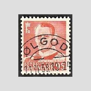 FRIMRKER DANMARK | 1952-53 - AFA 343 - Fr. IX 95 re orangerd - Lux Stemplet lgod