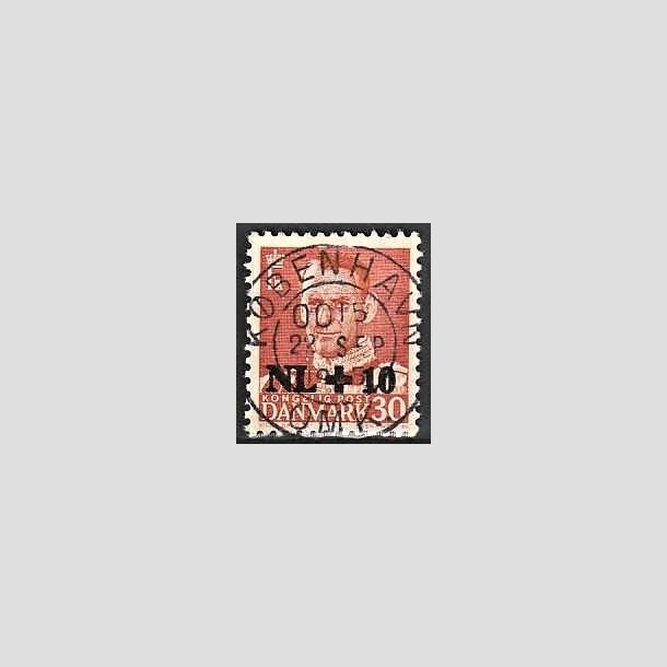 FRIMRKER DANMARK | 1953 - AFA 344 - Hollandshjlpen - NL +10/30 re rd - Lux Stemplet