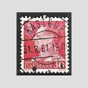 FRIMRKER DANMARK | 1961-62 - AFA 394 - Fr. IX 30 re rd - Lux Stemplet Kastrup