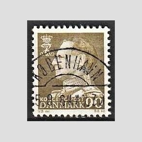 FRIMRKER DANMARK | 1961-62 - AFA 401 - Fr. IX 90 re olivgrn - Lux Stemplet Kbenhavn