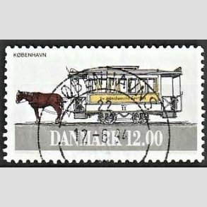 FRIM�RKER DANMARK | 1994 - AFA 1073 - Sporvogne - 12,00 Kr. flerfarvet - Pragt Stemplet