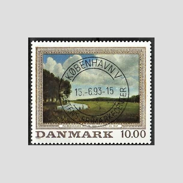 FRIMRKER DANMARK | 1992 - AFA 1033 - Maleriserie 5. - 10,00 Kr. P.C. Skovgaard - Pragt Stemplet