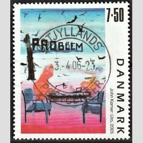 FRIMRKER DANMARK | 2005 - AFA 1441 - Frimrkekunst 8. - 7,50 Kr. John Krner - Pragt Stemplet