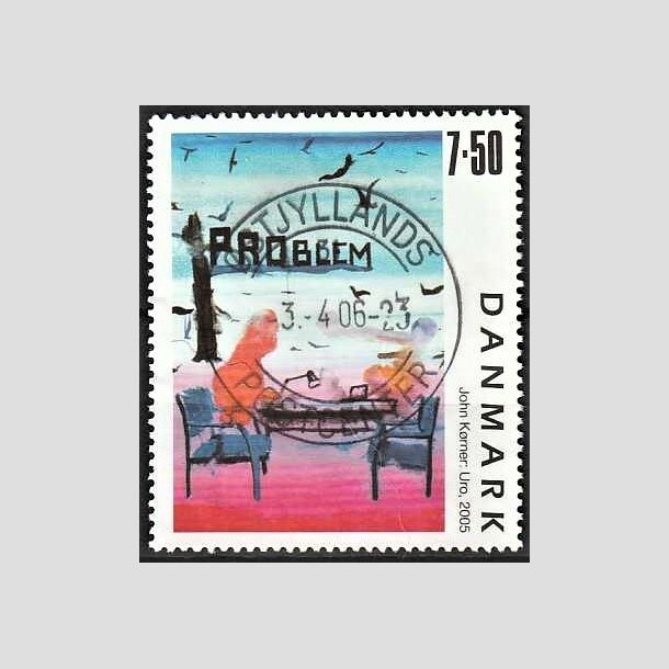 FRIMRKER DANMARK | 2005 - AFA 1441 - Frimrkekunst 8. - 7,50 Kr. John Krner - Pragt Stemplet