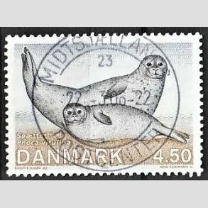FRIM�RKER DANMARK | 2005 - AFA 1451 - S�ler i Danmark - 4,50 Kr. sp�ttet s�l - Pragt Stemplet