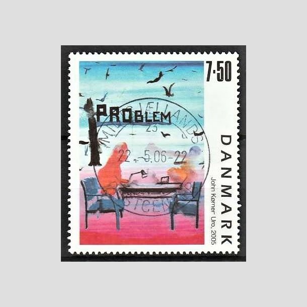 FRIMRKER DANMARK | 2005 - AFA 1441 - Frimrkekunst 8. - 7,50 Kr. John Krner - Pragt Stemplet