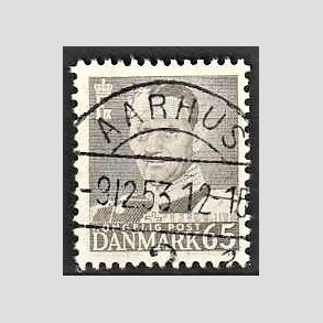 FRIMRKER DANMARK | 1952-53 - AFA 340 - Fr. IX 65 re gr - Lux Stemplet